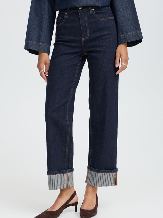 Damen Jeans BYKOMMA Hohe Taille