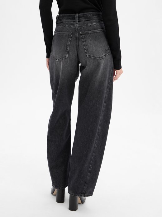 Damen Jeans - Baloon HR Belt