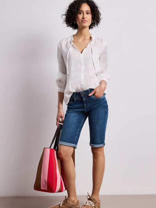 Damen Jeans-Bermuda