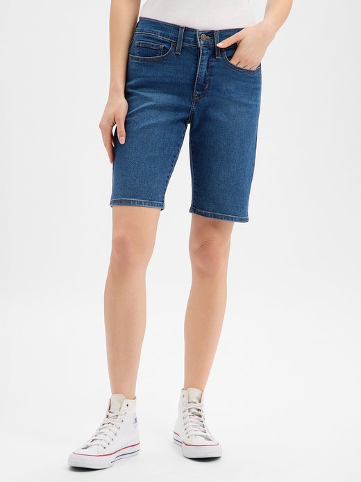 Damen Jeans-Bermuda