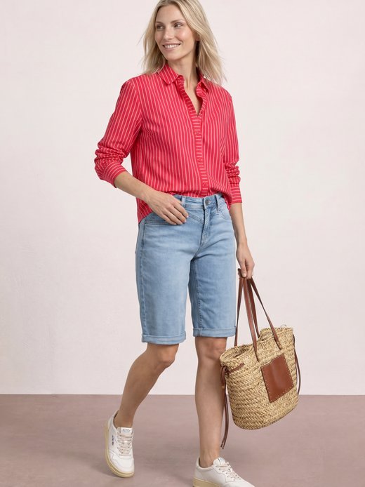 Damen Jeans-Bermudas