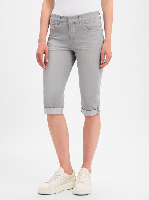 Damen Jeans - Capri Turn Up