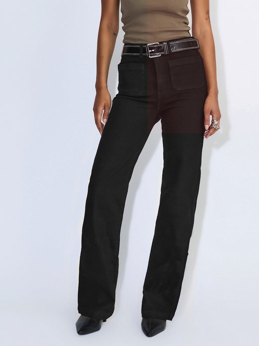 Damen Jeans – DRDENIMMOXY High Straight Patch Pocke