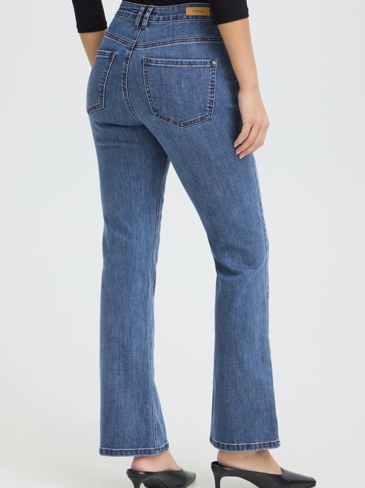 Damen Jeans FRATLANTA Hohe Taille