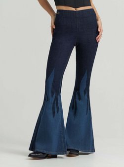 Damen Jeans - Flame Pull On Flare