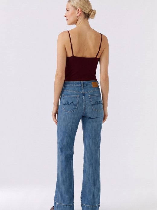 Damen Jeans Flared