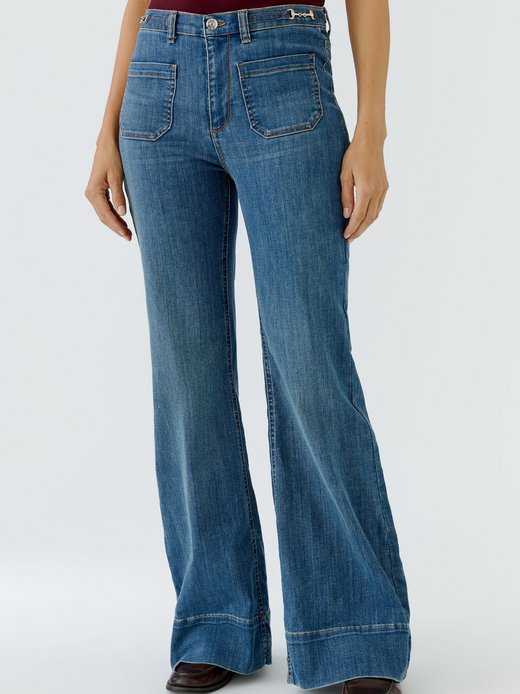 Damen Jeans Flared