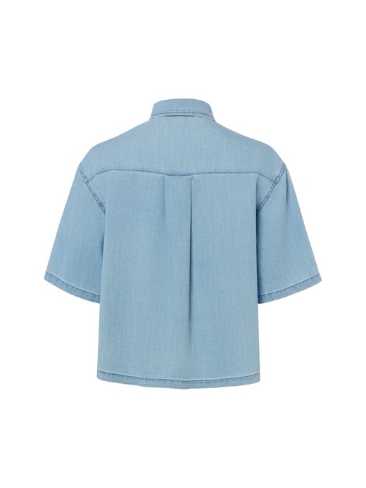 Damen Jeans-Hemdbluse