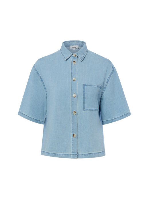 Damen Jeans-Hemdbluse