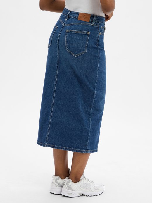 Damen Jeans-Midirock - Atecco