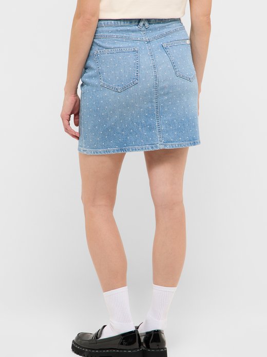 Damen Jeans Minirock