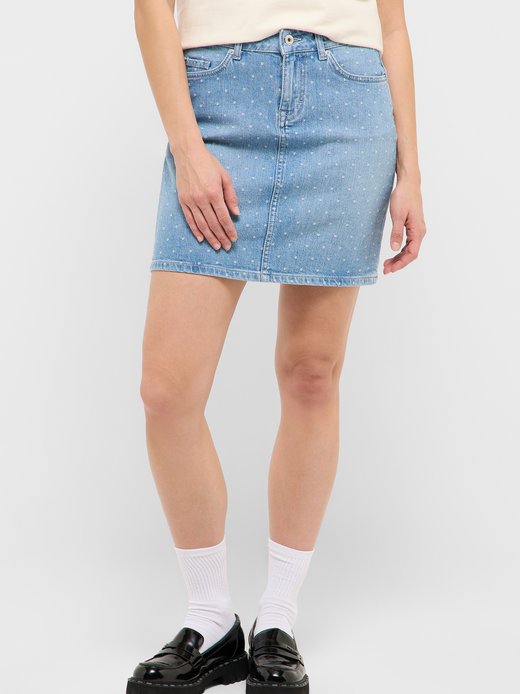Damen Jeans Minirock