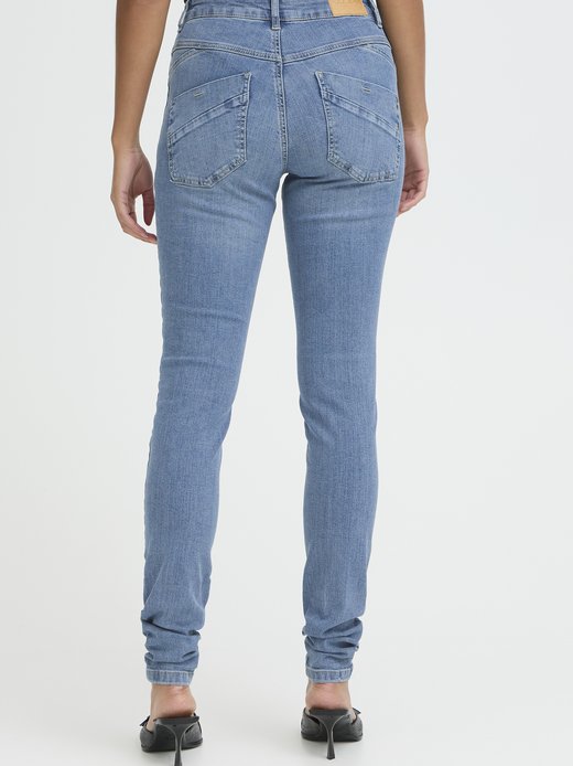 Damen Jeans PZCARMEN Hohe Taille