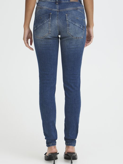 Damen Jeans PZCARMEN Hohe Taille
