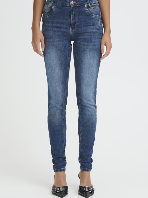 Damen Jeans PZCARMEN Hohe Taille