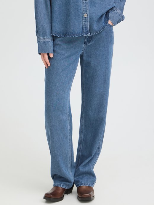 Damen Jeans PZDORI Hohe Taille