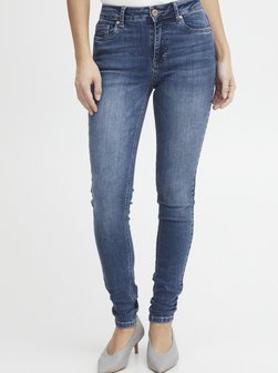 Damen Jeans PZJOY Hohe Taille
