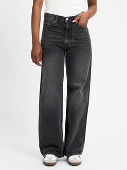 Artikelbild Damen Jeans - Ribcage Wide Leg von Levi's in schwarz uni