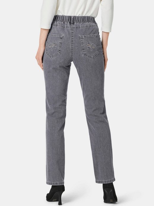 Damen Jeans Uni/Melange