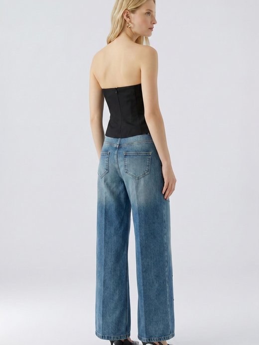 Damen Jeans Wide Leg