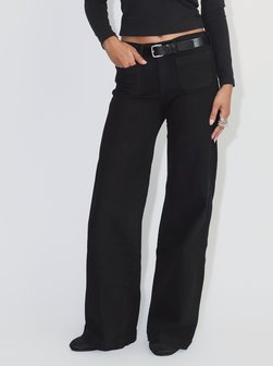 Damen Jeans – Zihla Mid Wide Patch Pocket