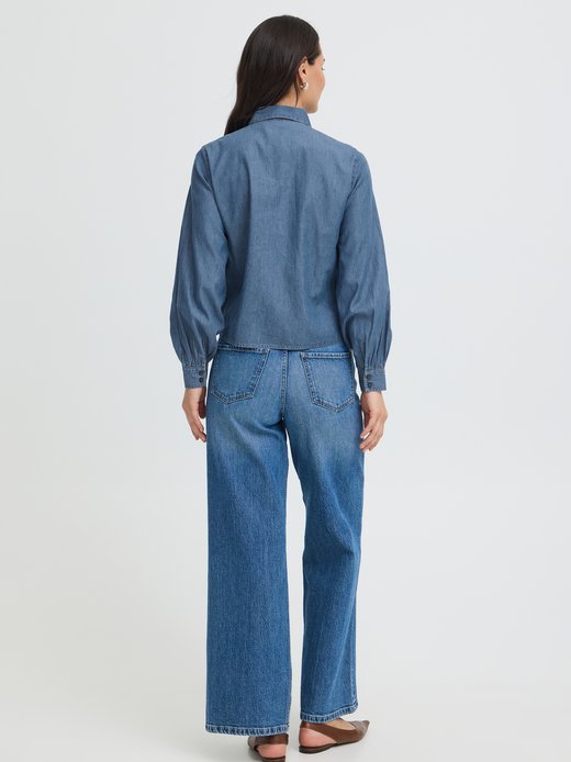 Damen Jeansbluse BYKASHE