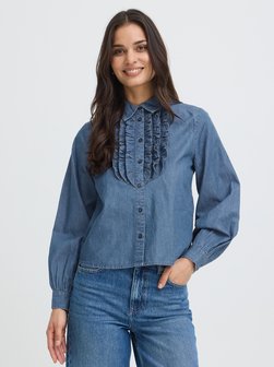 Damen Jeansbluse BYKASHE