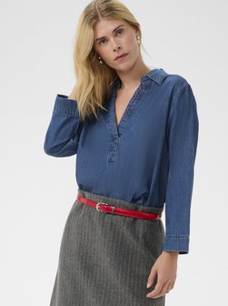 Damen Jeansbluse CUmaxy