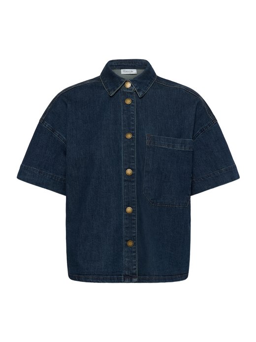 Damen Jeansbluse