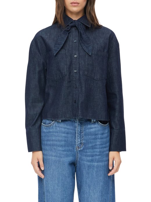 Damen Jeansbluse