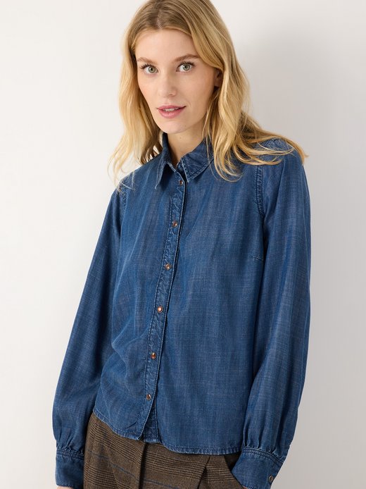 Damen Jeansbluse