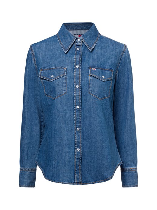 Damen Jeansbluse