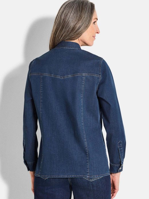 Damen Jeansbluse