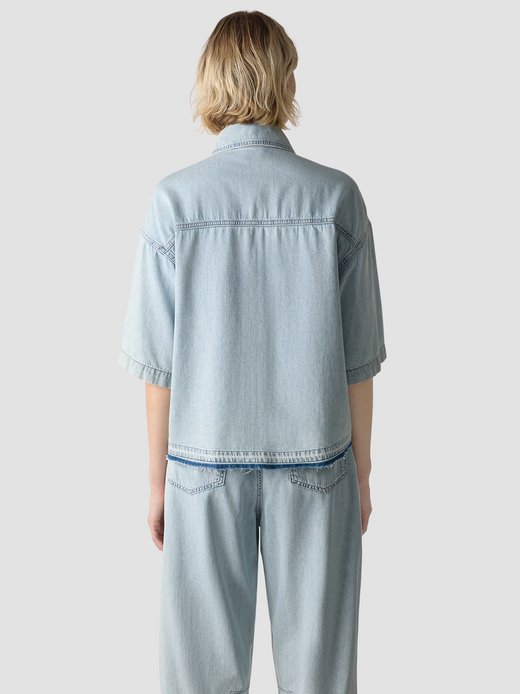 Damen Jeansbluse