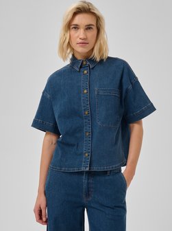 Damen Jeansbluse