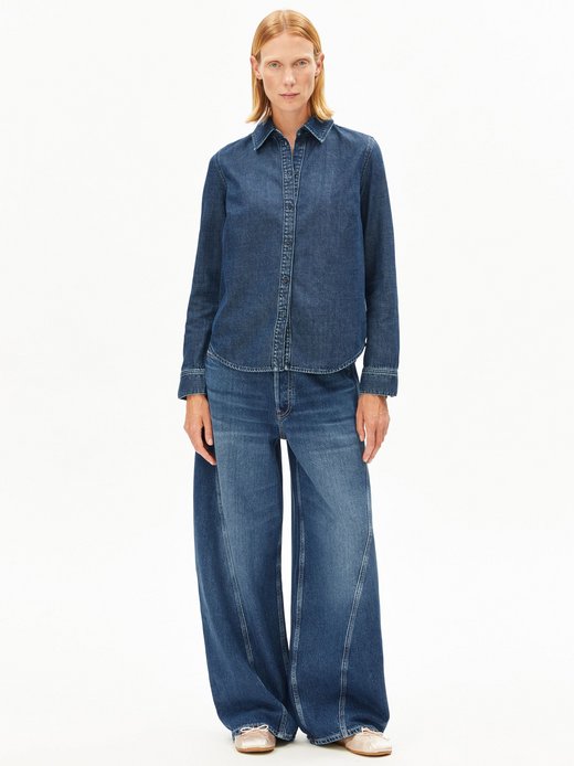 Damen Jeanshemd - Aurelaa