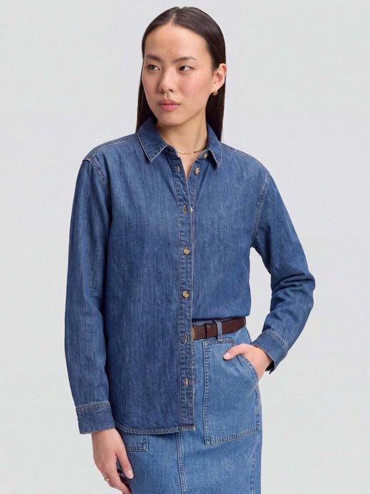 Damen Jeanshemd - Classic