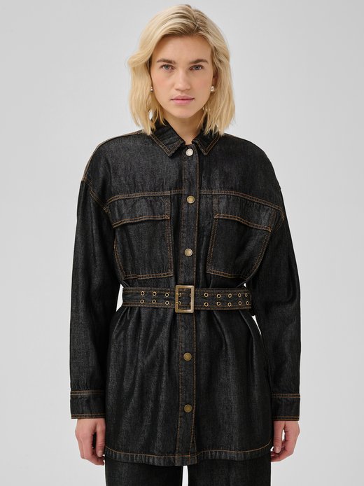 Damen Jeanshemd Denim