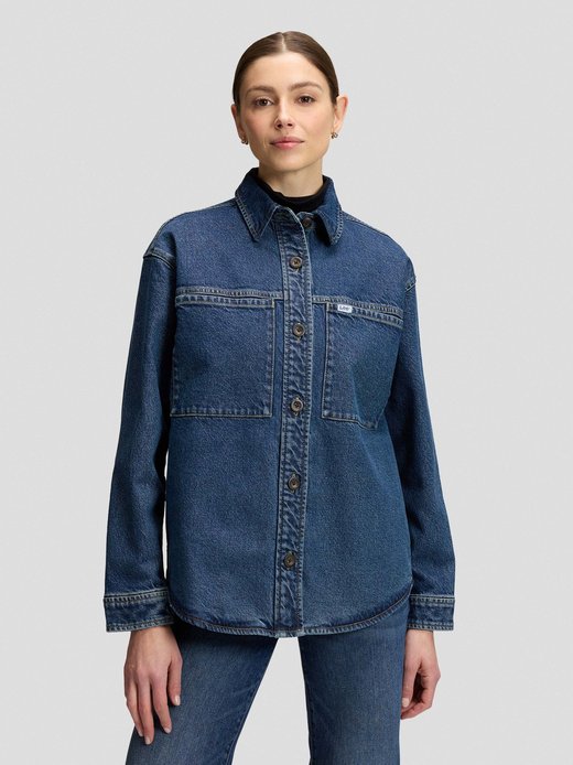 Damen Jeanshemd - Relaxed Utility