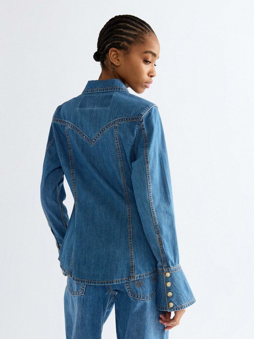 Damen Jeanshemd - Super Western