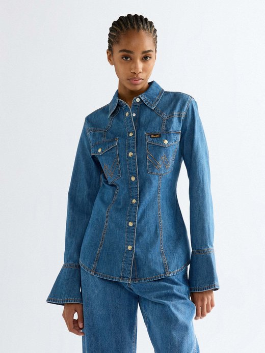 Damen Jeanshemd - Super Western