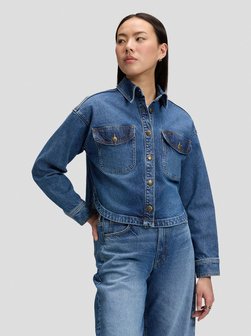 Damen Jeanshemd