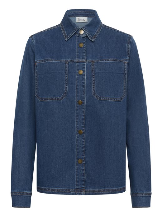 Damen Jeanshemdbluse