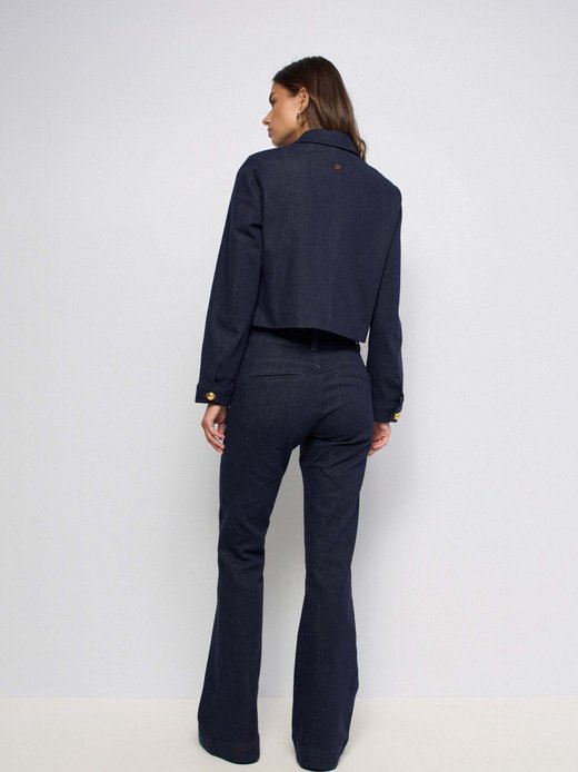 Damen Jeansjacke - Buttons