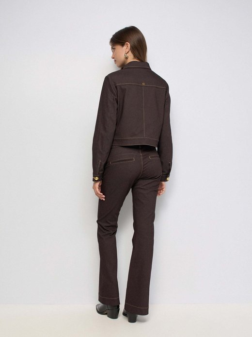 Damen Jeansjacke - Buttons