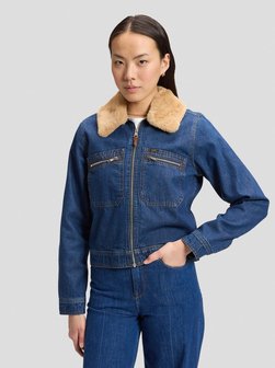 Damen Jeansjacke - Zip Front