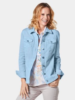Artikelbild Damen Jeansjacke von Goldner in blau uni