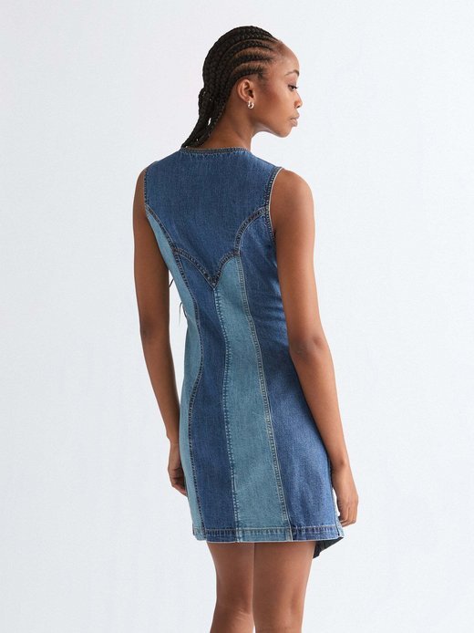 Damen Jeanskleid - Vest Dress