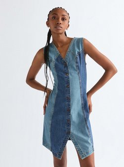Damen Jeanskleid - Vest Dress