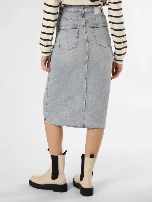 Damen Jeansrock - C_Denim Skirt Midi